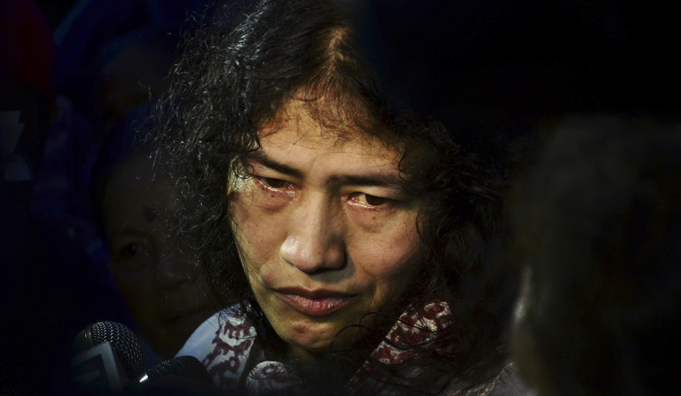 Irom Sharmila meets Kejriwal